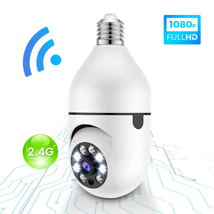 Camara de Seguridad Wifi Tipo Bombillo HD 1080P