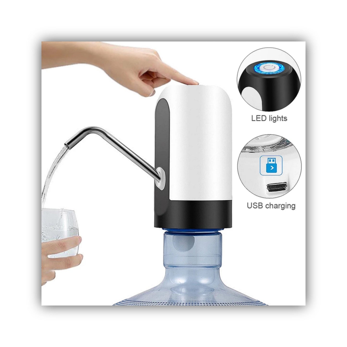 Dispensador de agua Automático Recargable